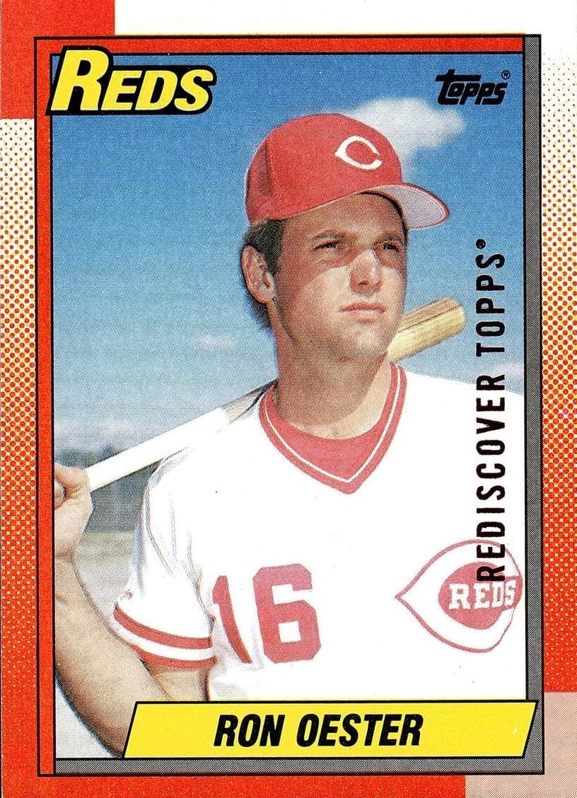 Ron Oester 1990 topps O-Pee-Chee