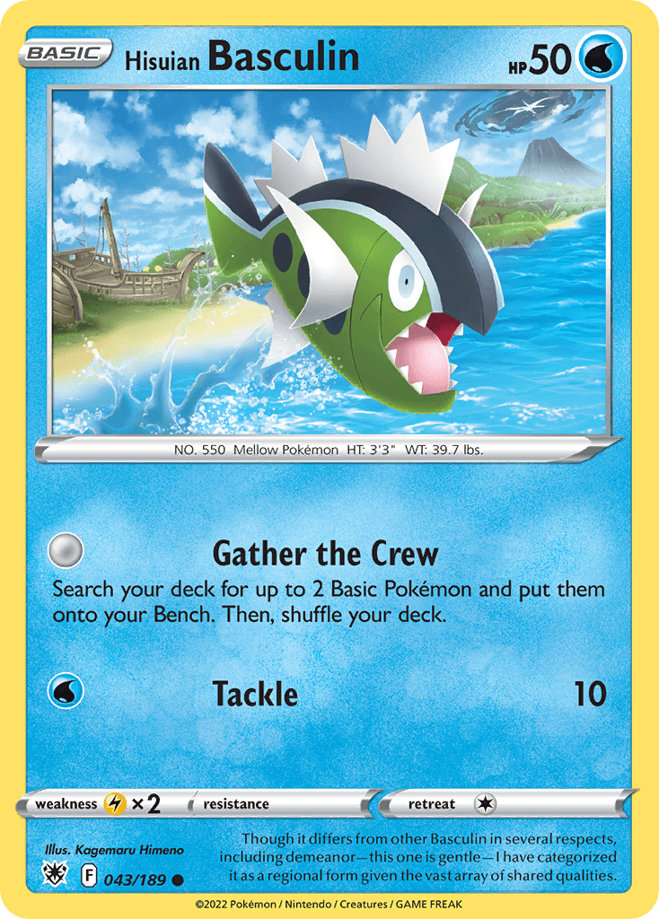 Hisuian Basculin 2022 Pokemon
