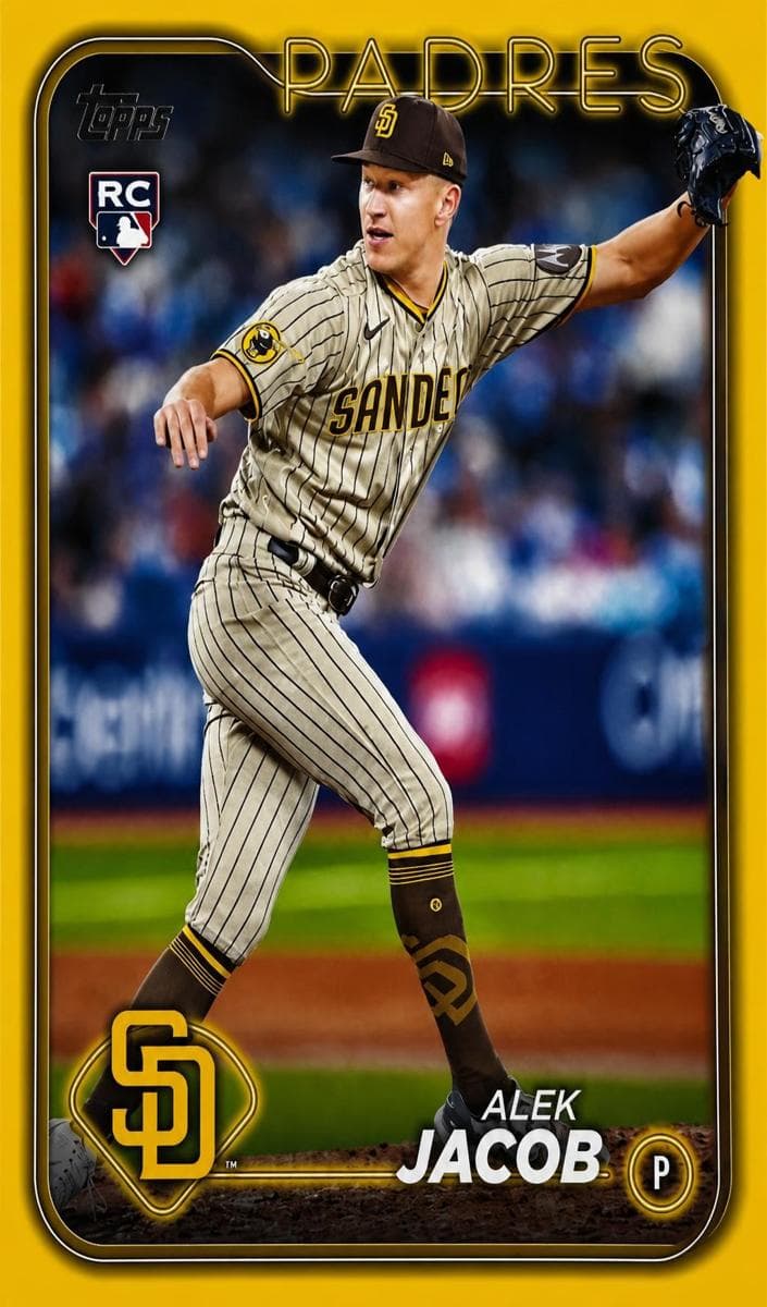 Alek Jacob 2024 topps Topps Update