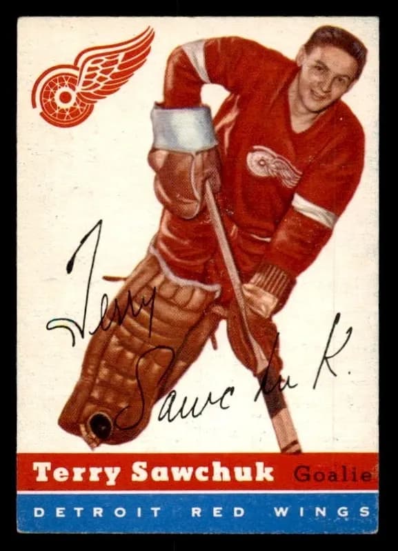 Terry Sawchuk 1954 topps Topps
