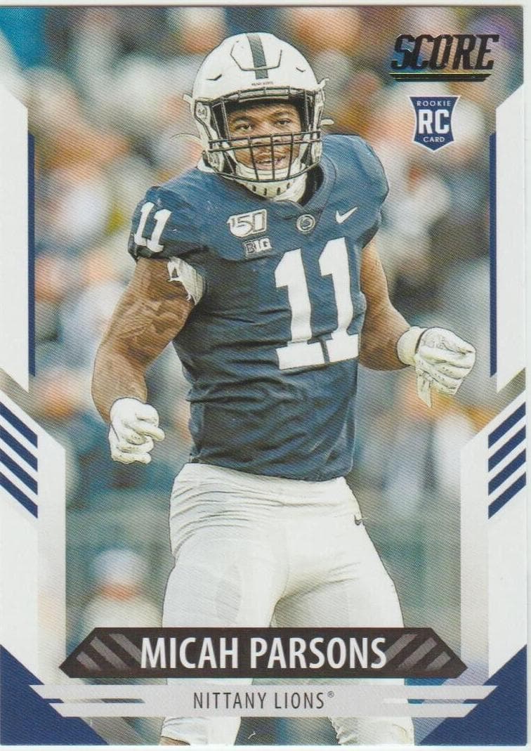 Micah Parsons 2021 panini Score