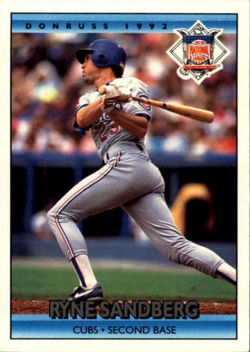 Ryne Sandberg 1992 panini Donruss