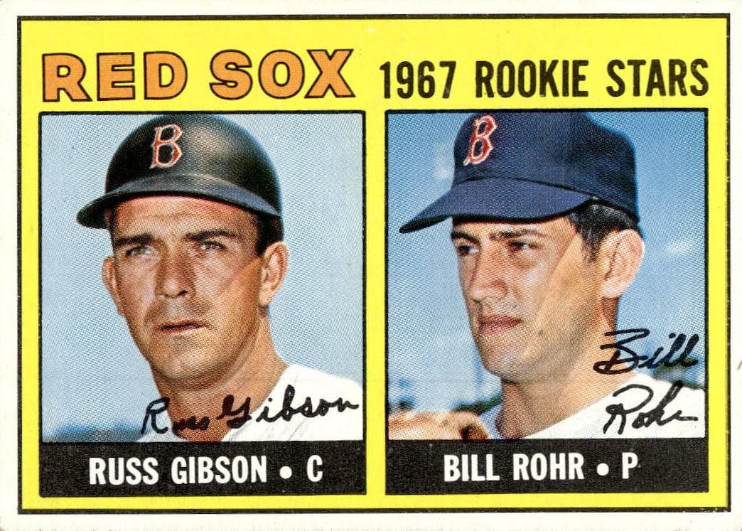 Red Sox 1967 Rookie Stars (Russ Gibson / Bill Rohr) #547
