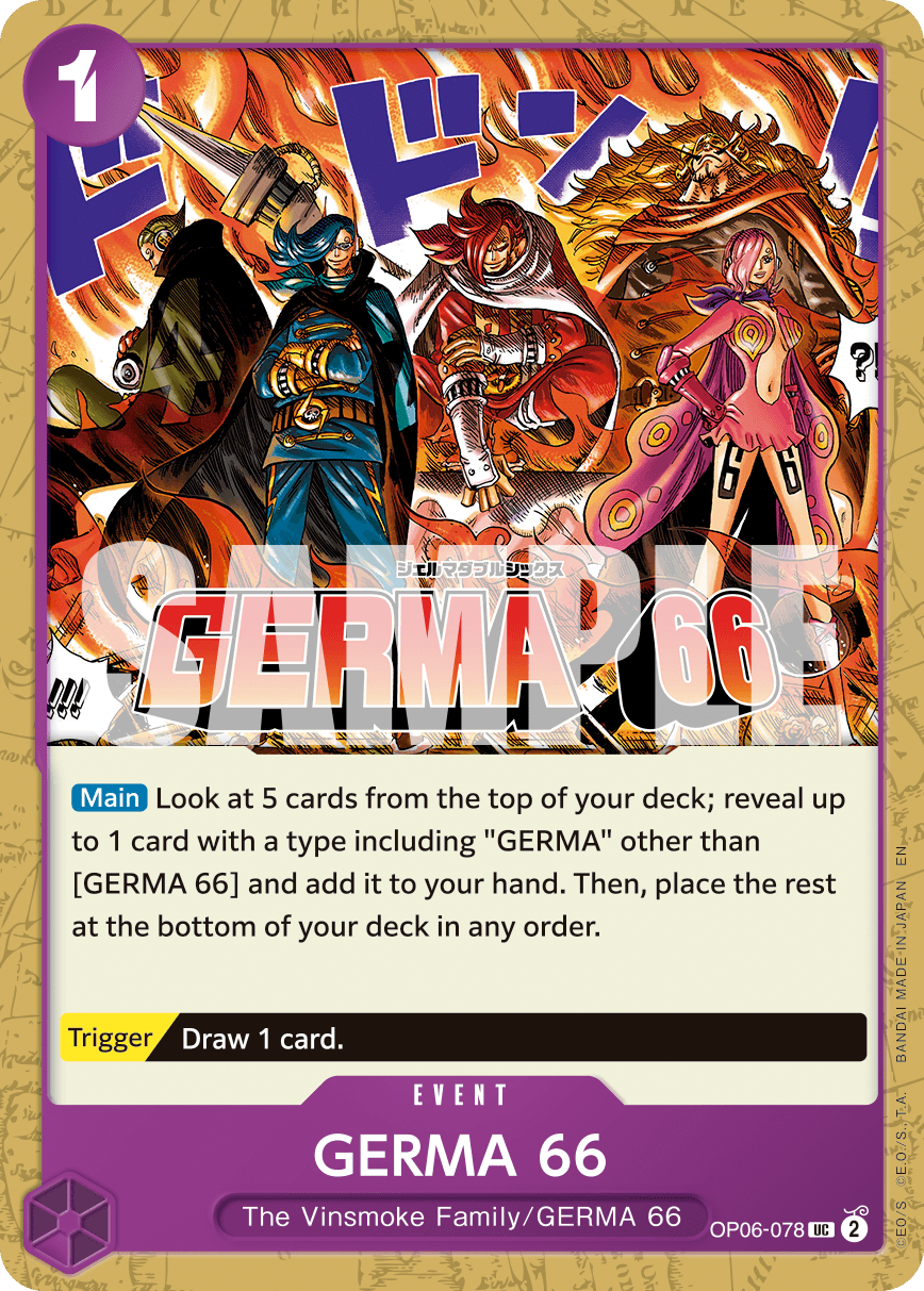 GERMA 66 2025 One Piece Premium Booster 2 Foil PRB-02