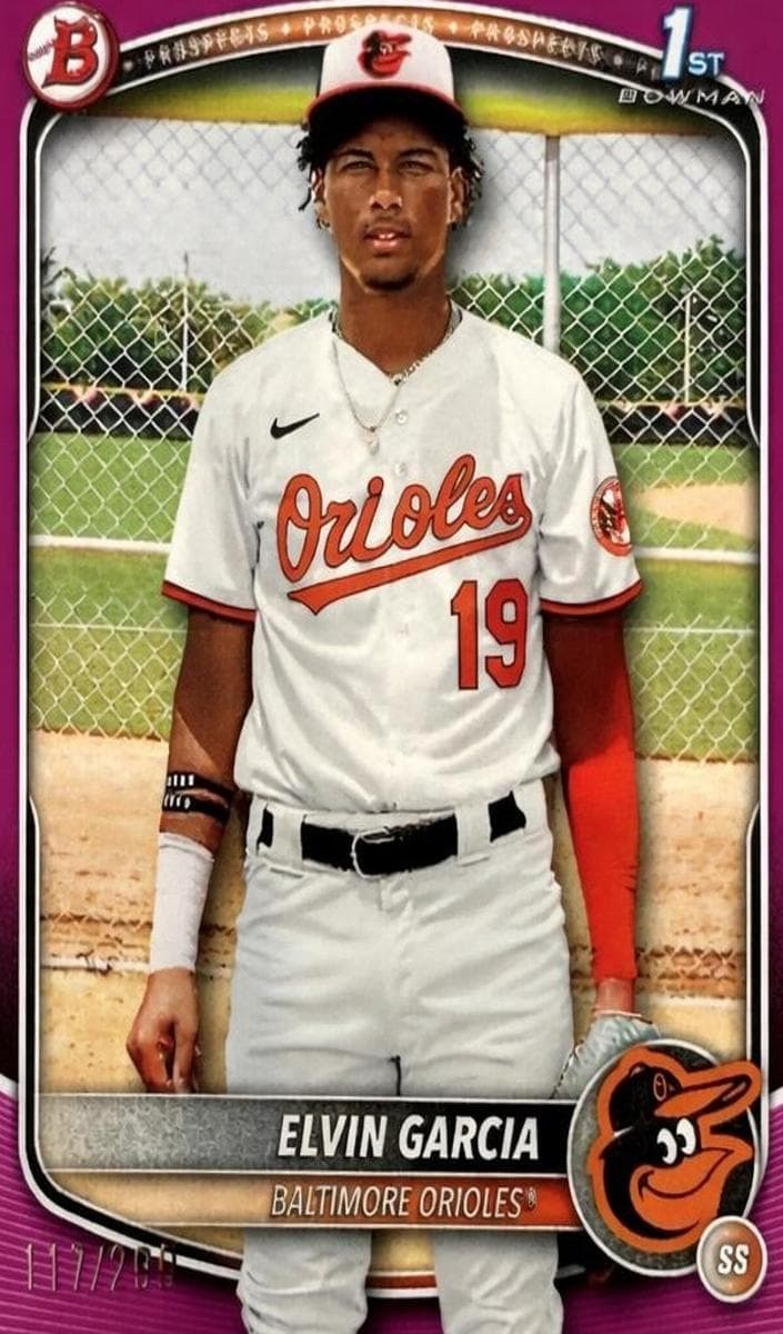 Elvin Garcia 2025 bowman Bowman