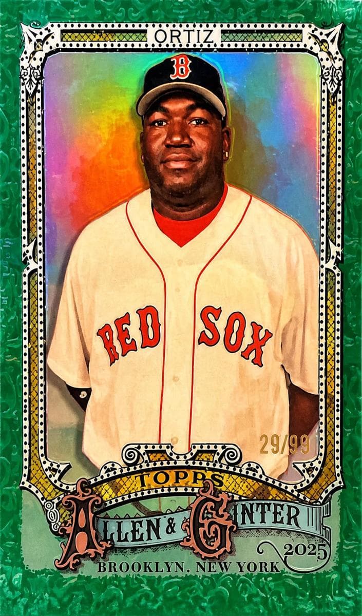 David Ortiz 2025 topps Topps Allen & Ginter X