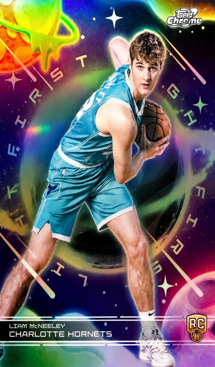 Liam McNeeley 2025 topps Topps Cosmic Chrome