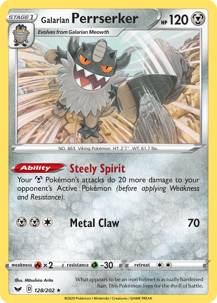 Galarian Perrserker #128