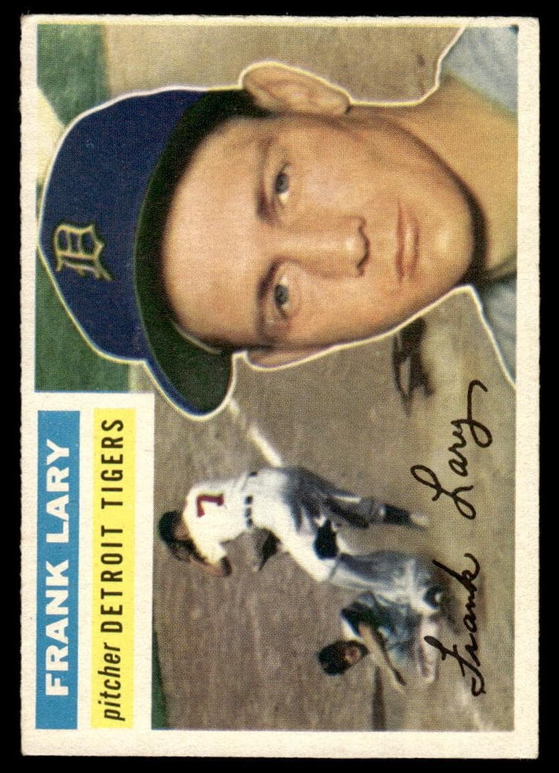 Frank Lary 1956 topps Topps