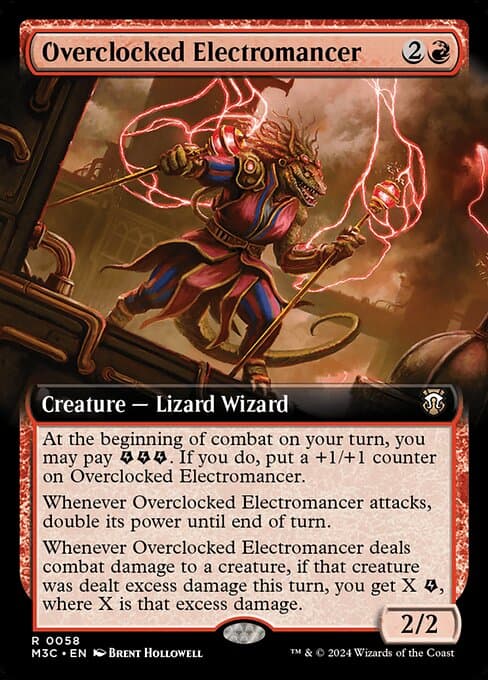Overclocked Electromancer 2024 Magic: The Gathering Modern Horizons 3 Commander