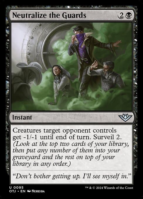 Neutralize the Guards 2024 Magic: The Gathering Outlaws of Thunder Junction