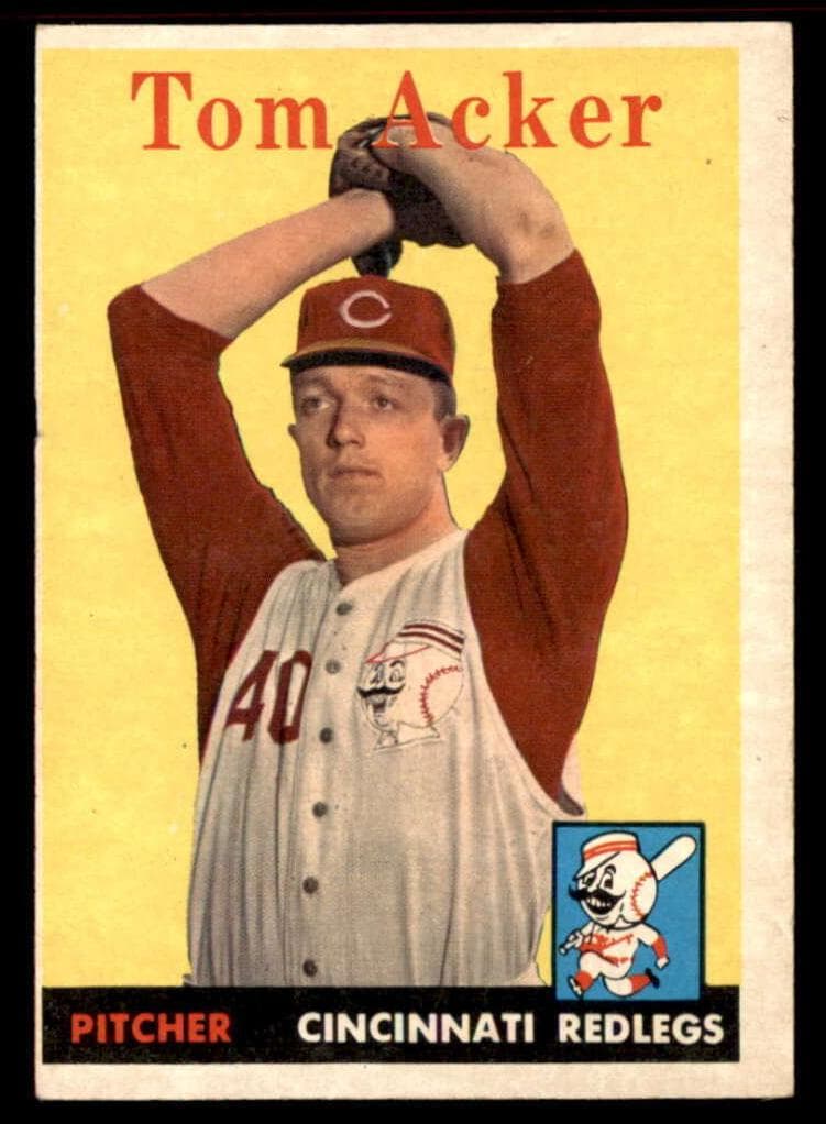 Tom Acker 1958 topps Topps