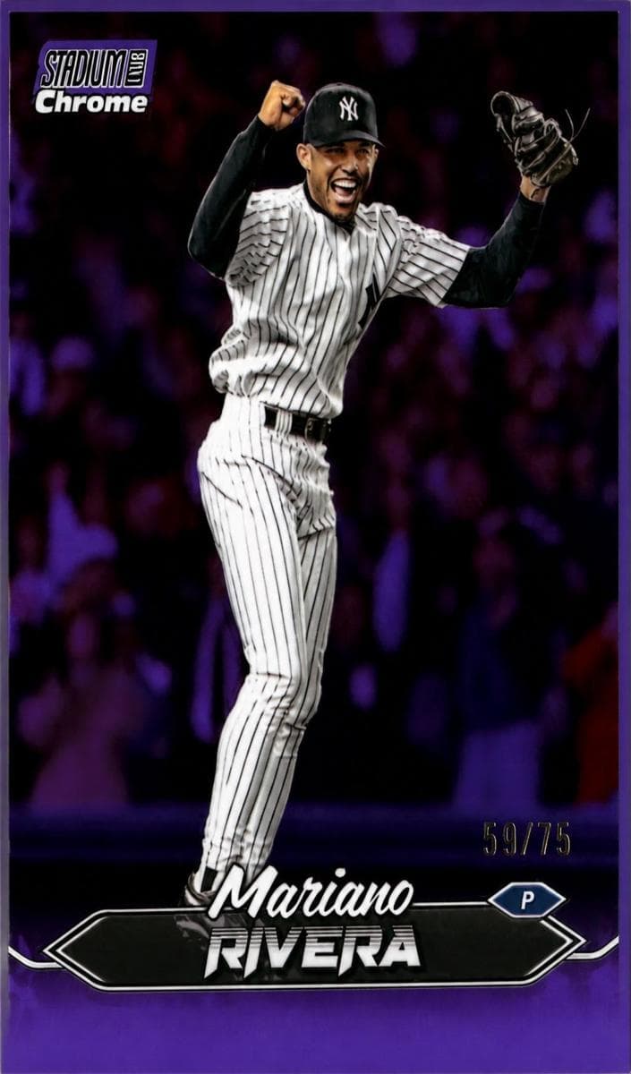 Mariano Rivera 2024 topps Stadium Club