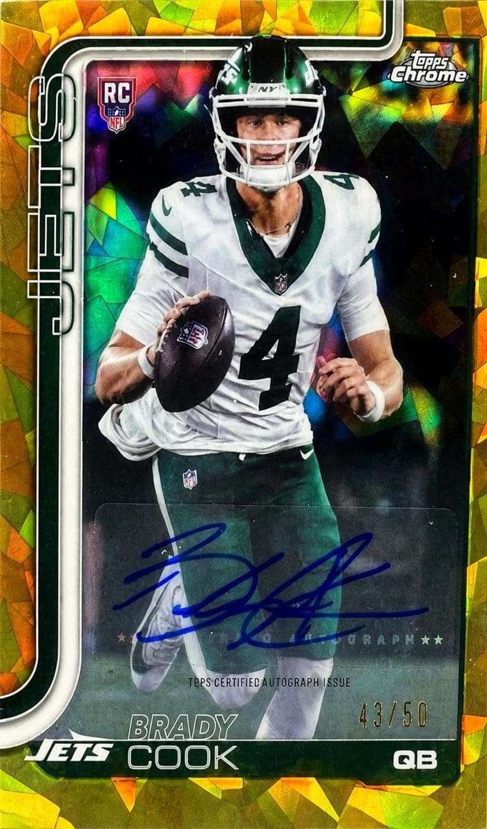 Brady Cook 2025 topps Topps Chrome Sapphire