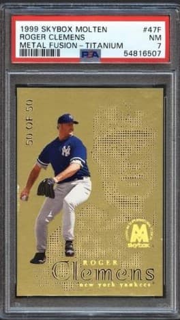 Roger Clemens 1999 fleer
