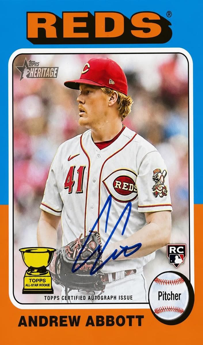 Andrew Abbott 2024 topps Topps Heritage