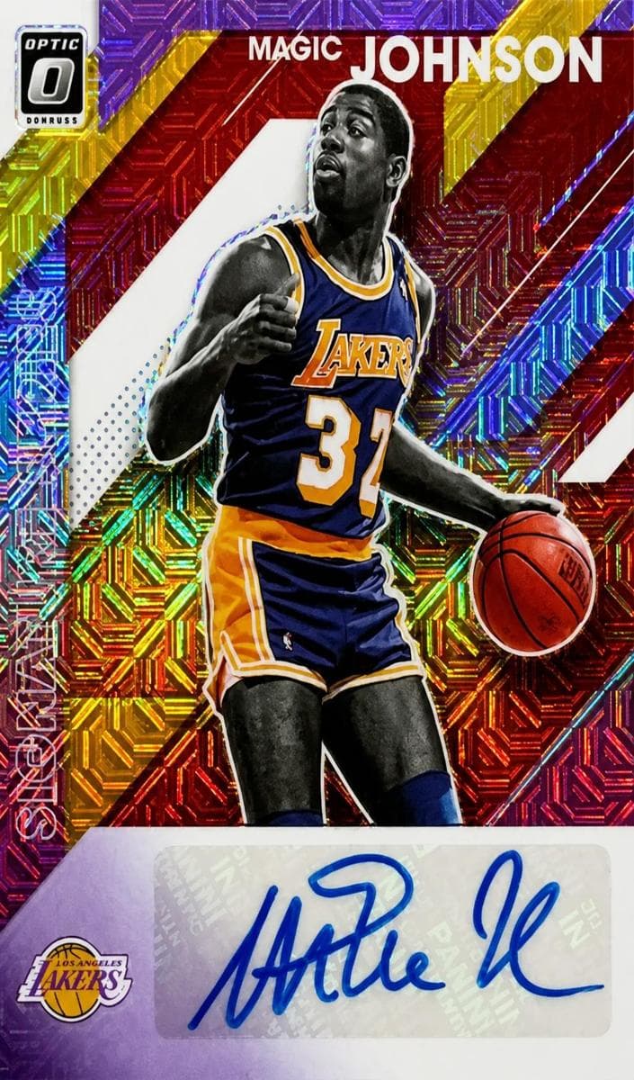 Magic Johnson 2019 panini Donruss Optic