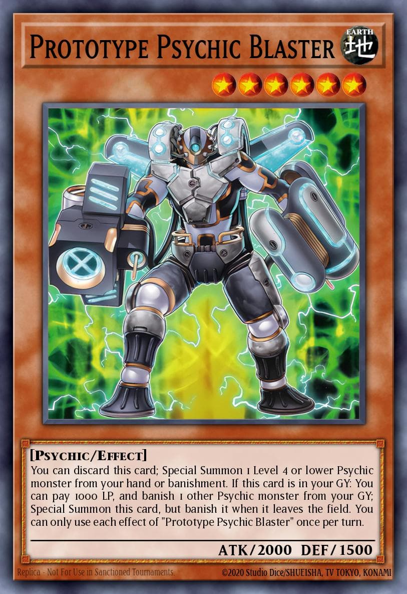 Prototype Psychic Blaster 2025 Yu-Gi-Oh! Japanese Duelist's Advance