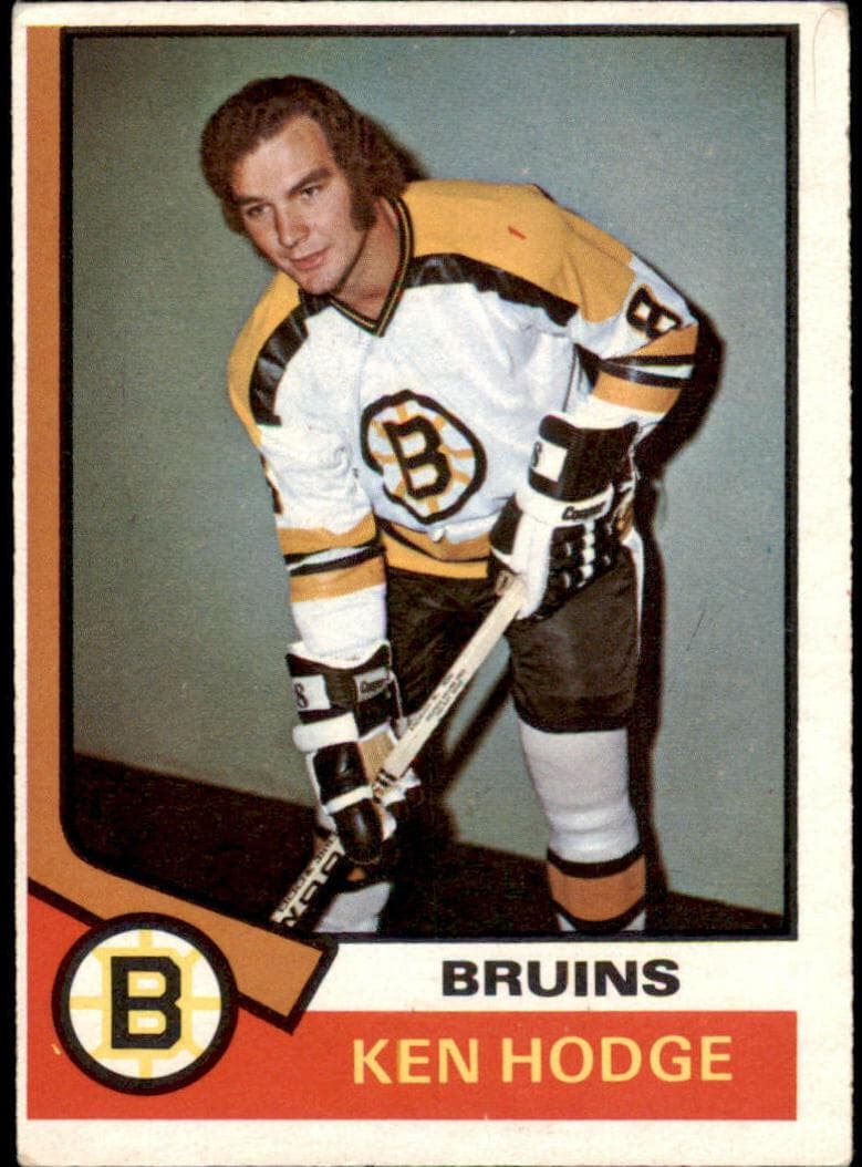 Ken Hodge 1974 topps O-Pee-Chee