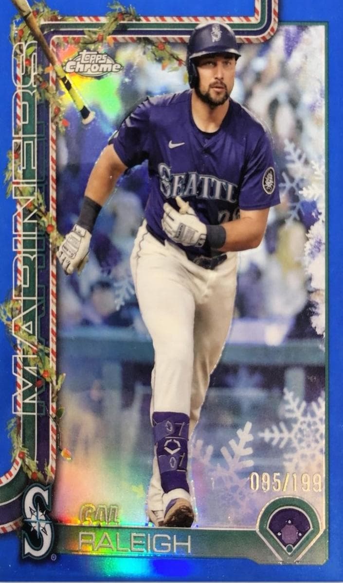 Cal Raleigh 2025 topps Holiday