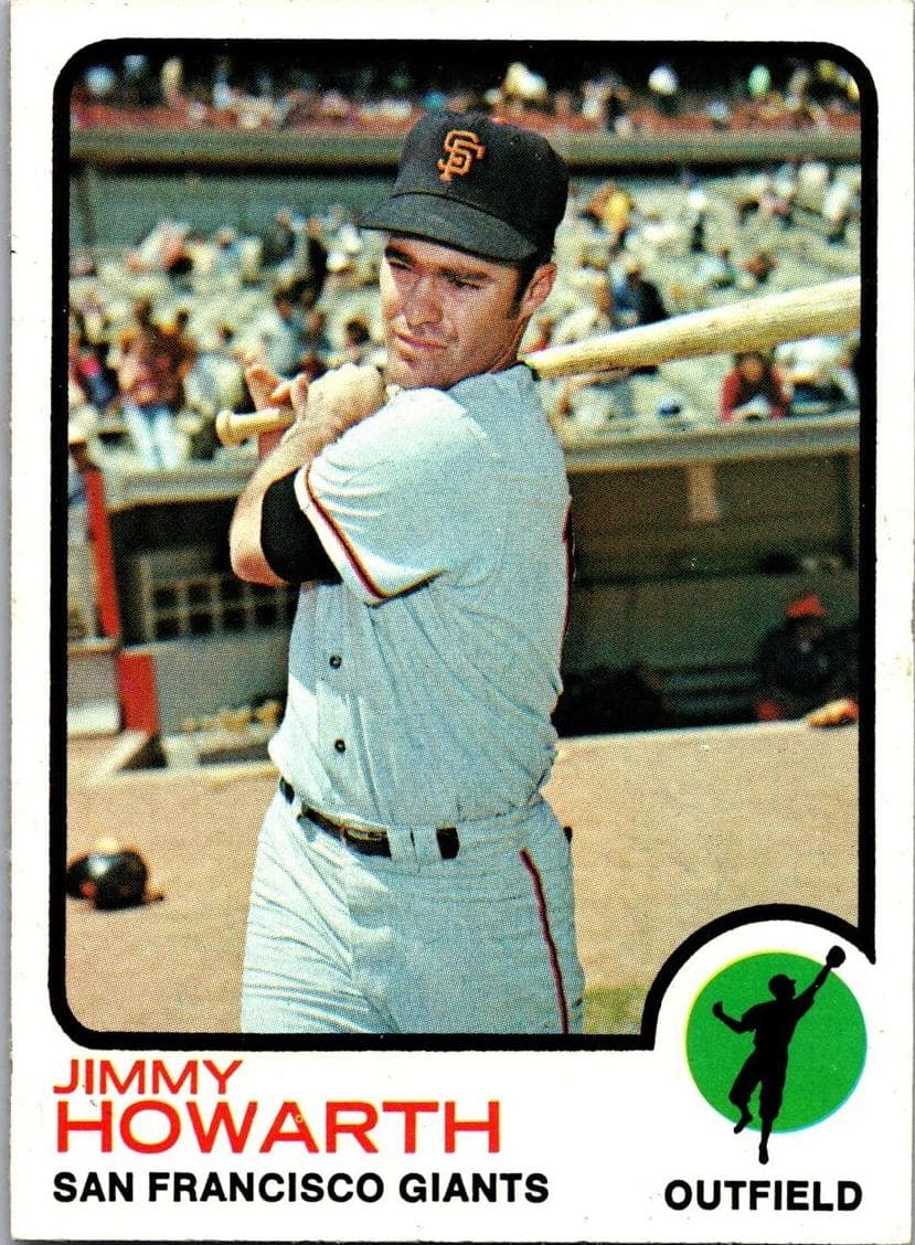Jimmy Howarth 1973 topps Topps