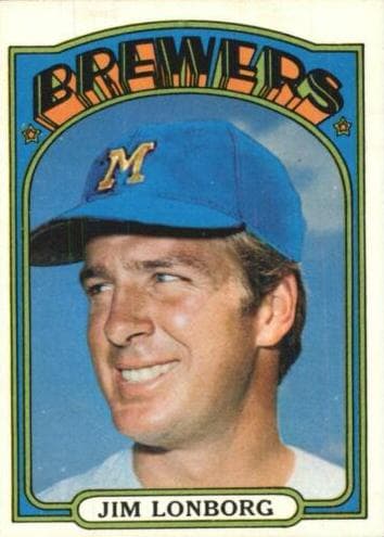 Jim Lonborg 1972 topps O-Pee-Chee