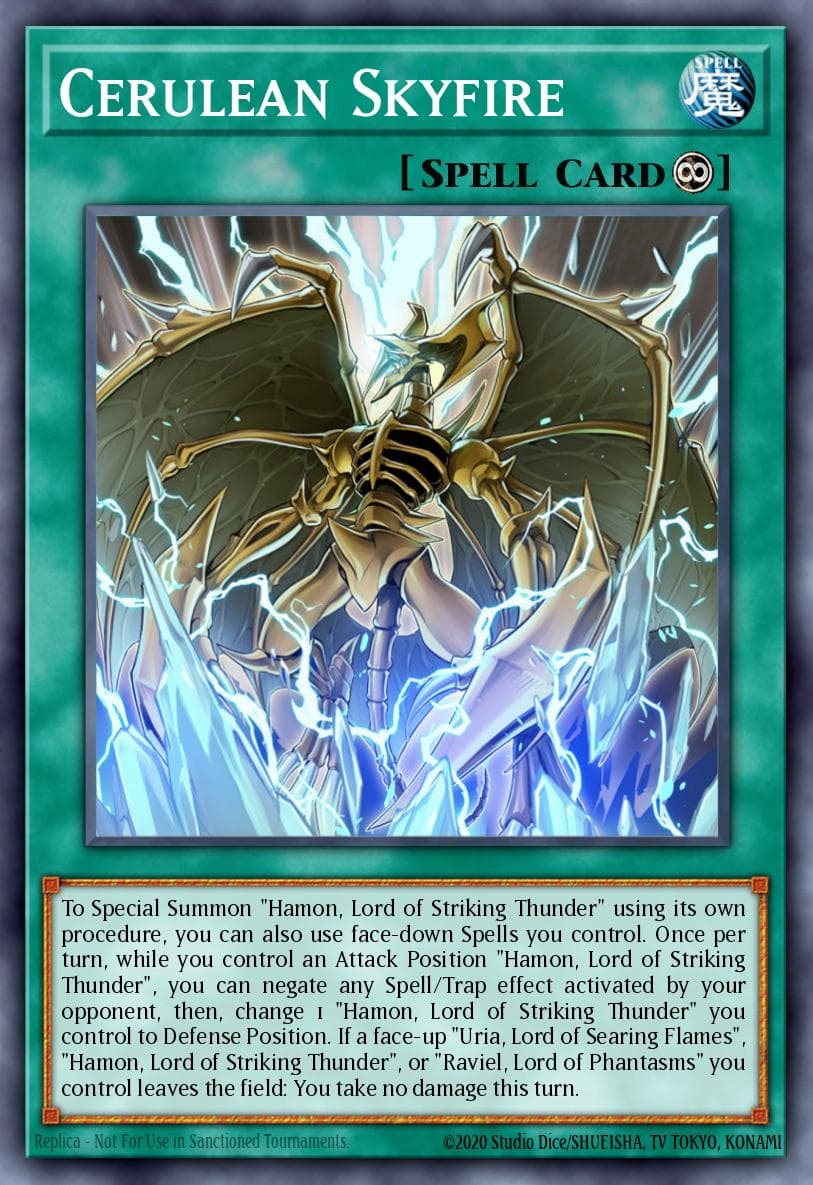 Cerulean Skyfire #SDSA-EN019