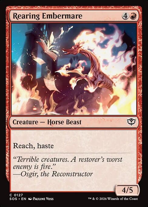Rearing Embermare] 2026 Magic: The Gathering Secrets of Strixhaven