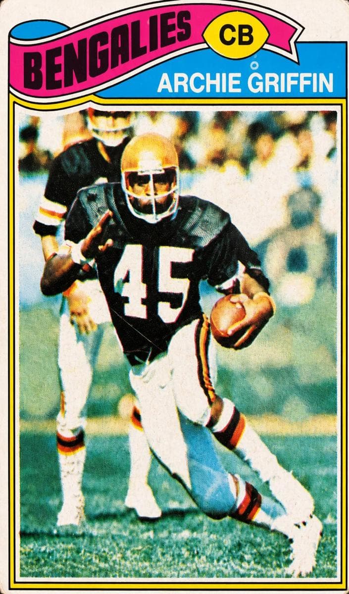 Archie Griffin 1977 topps Topps Mexican