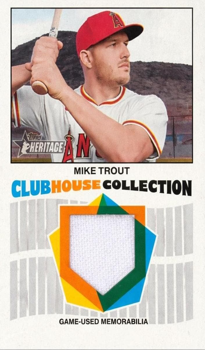 Mike Trout 2026 topps Topps Heritage