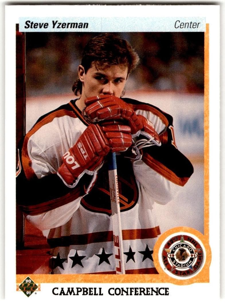 Steve Yzerman 1990 upper-deck Upper Deck