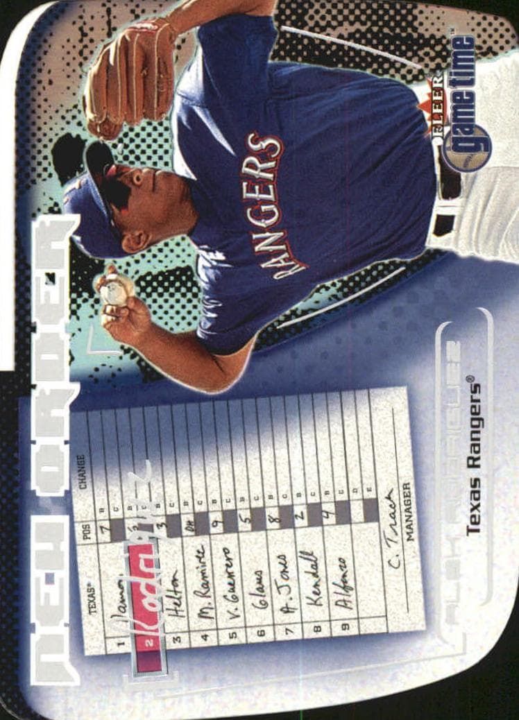 Alex Rodriguez 2001 fleer Fleer Game Time