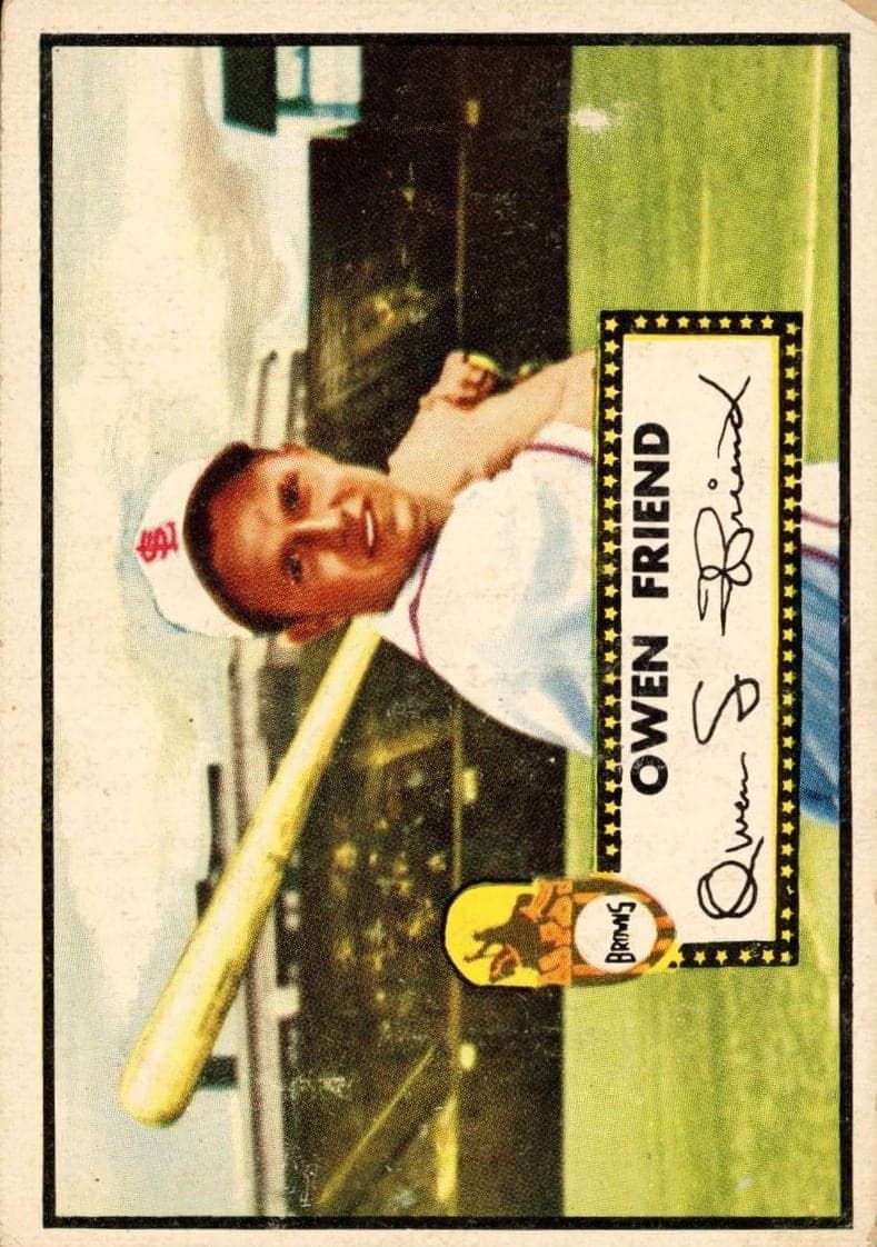 Owen Friend 1952 topps Topps