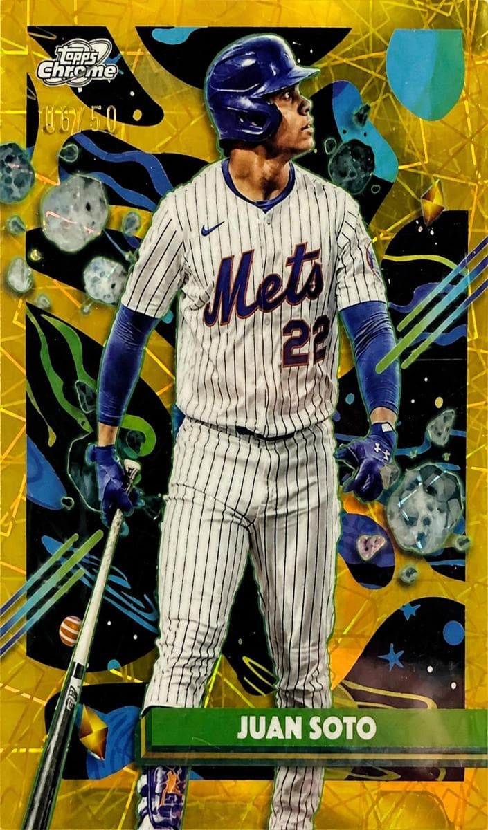 Juan Soto 2025 topps Topps Cosmic Chrome