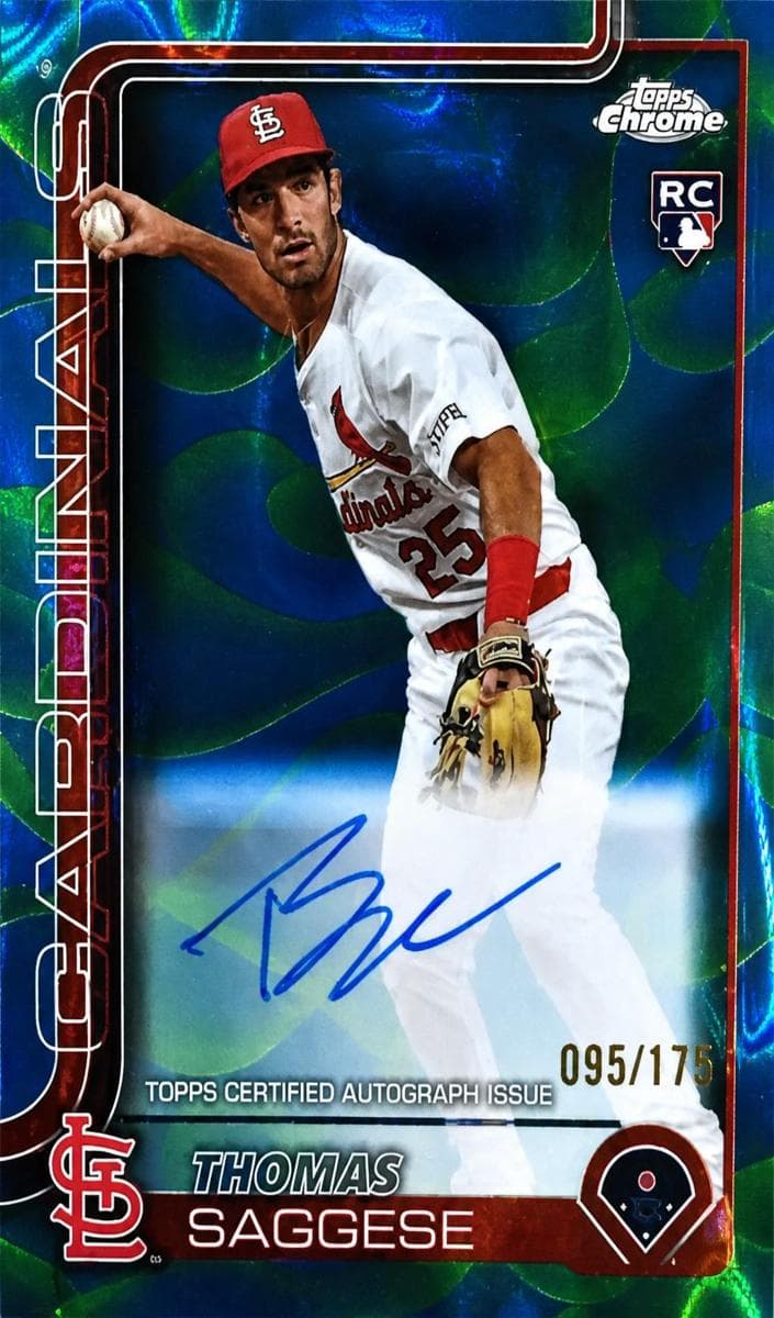 Thomas Saggese 2025 topps Topps Chrome Update