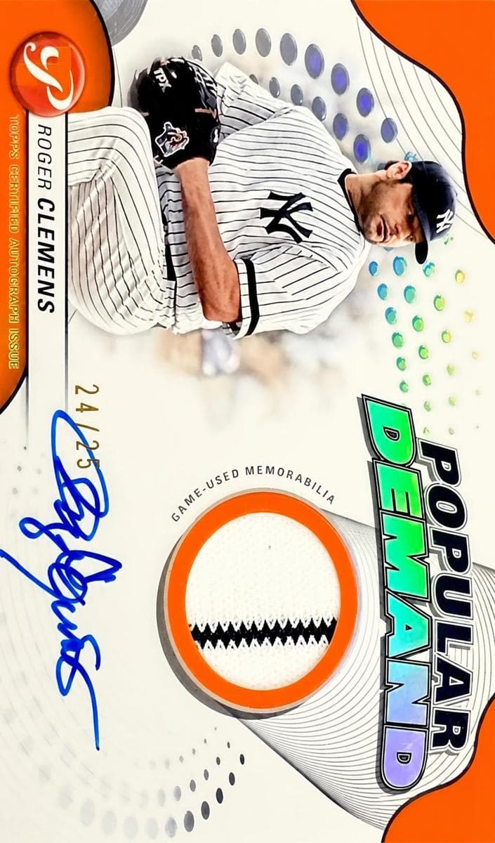 Roger Clemens 2024 topps Topps Pristine