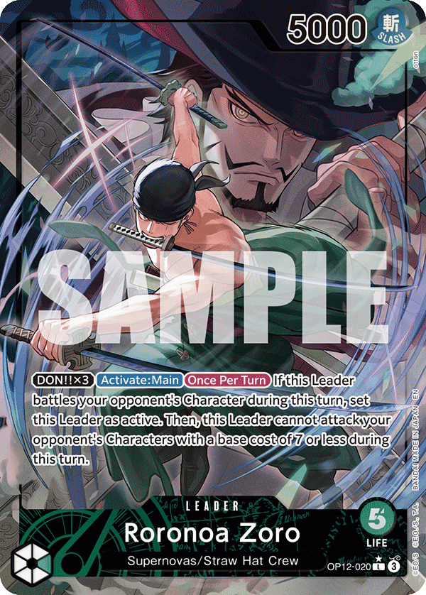 Roronoa Zoro #OP12-020