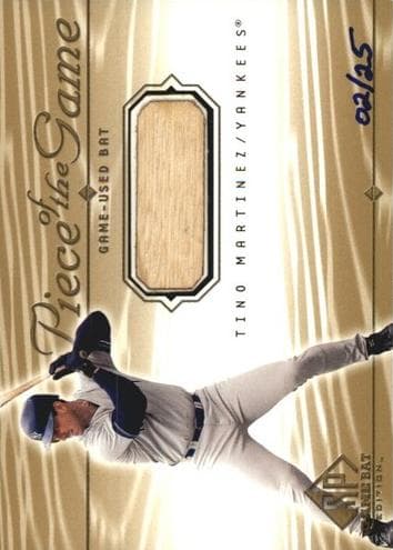 Tino Martinez 2001 unknown SP Game Bat Edition