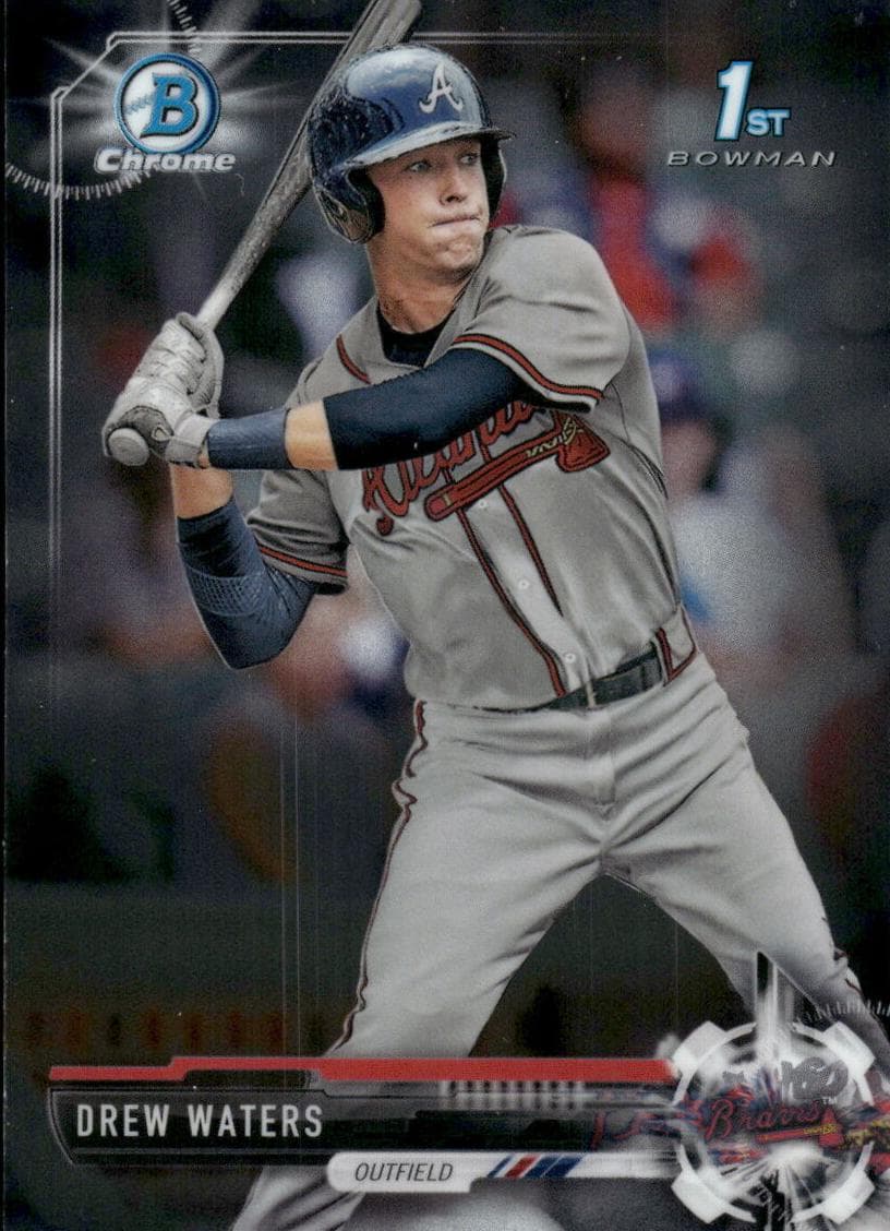 Drew Waters 2017 bowman Chrome Draft