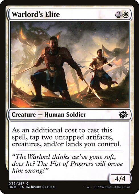 Warlord's Elite 2022 Magic: The Gathering Brother's War