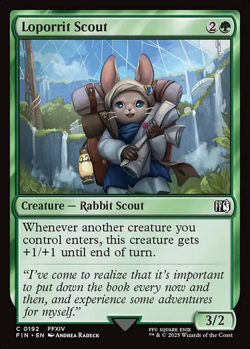 Loporrit Scout 2025 Magic: The Gathering Final Fantasy