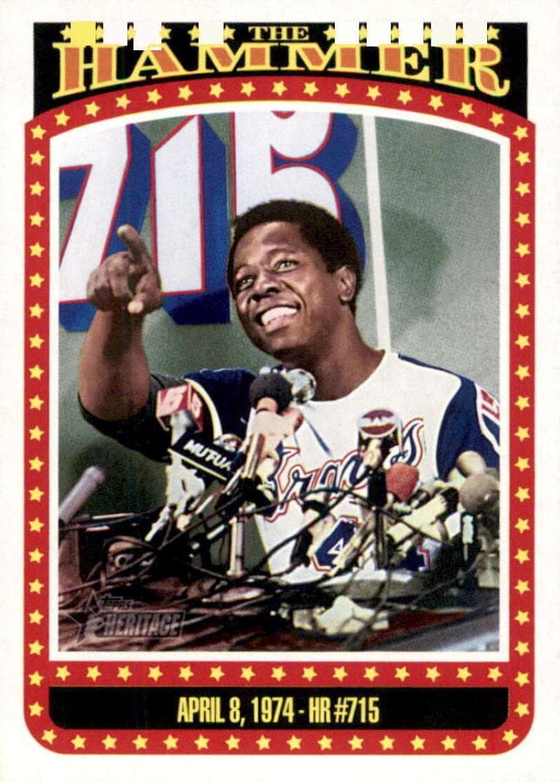 Hank Aaron 2023 topps Topps Heritage