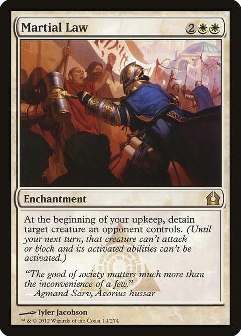 Martial Law 2012 Magic: The Gathering Return to Ravnica