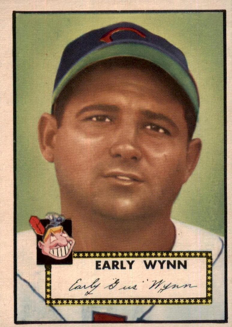Early Wynn 1952 topps Topps
