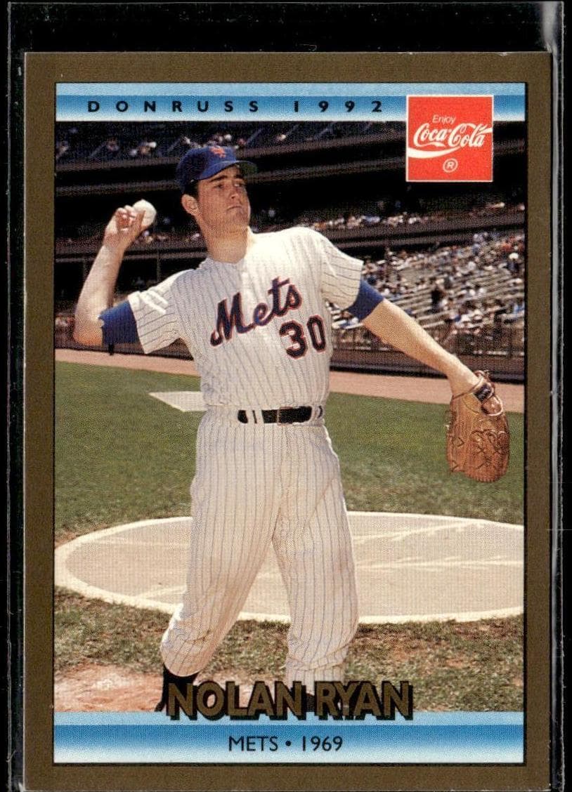 Nolan Ryan 1992 panini Coca-cola Nolan Ryan