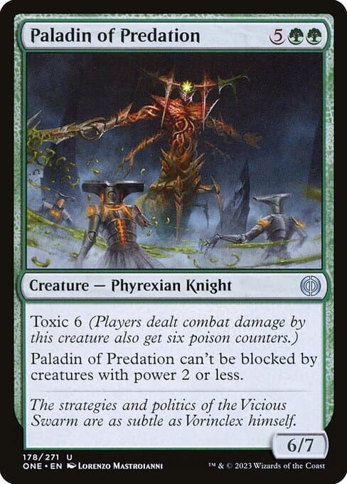 Paladin of Predation 2023 Magic: The Gathering Phyrexia: All Will Be One