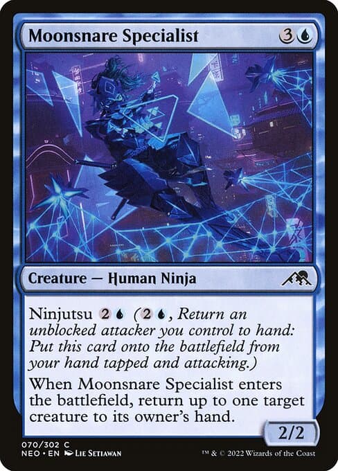 Moonsnare Specialist 2022 Magic: The Gathering Kamigawa: Neon Dynasty