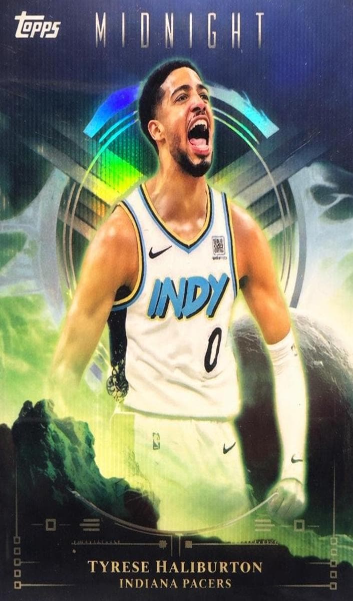 Tyrese Haliburton 2025 topps Topps Midnight