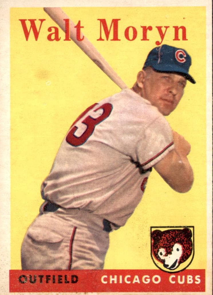 Walt Moryn 1958 topps Topps