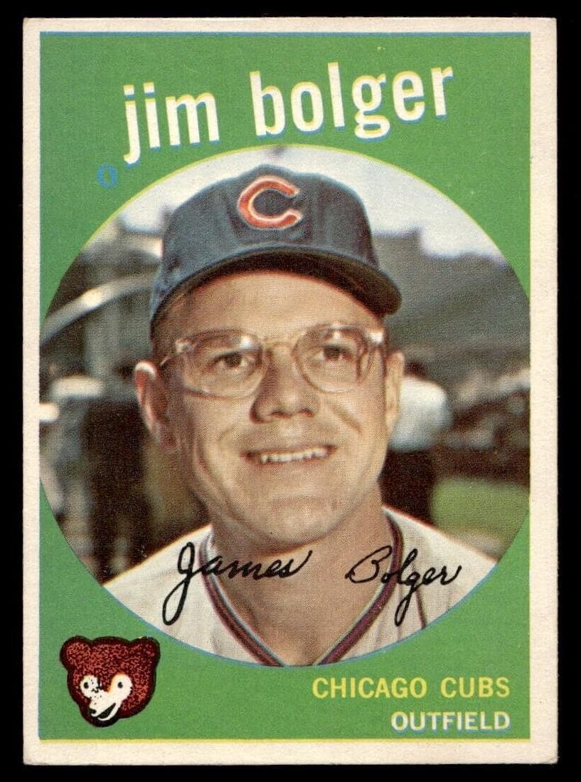 Jim Bolger 1959 topps Topps